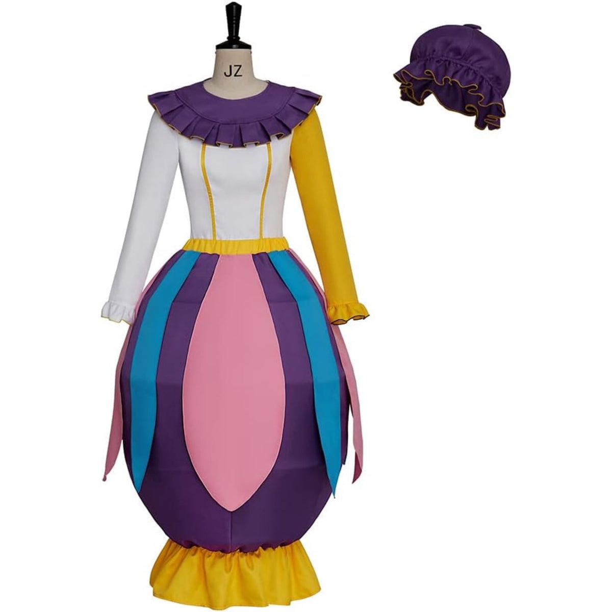 thumbnail image 3 of Adult Beauty Princess Mrs Teapot Cosplay Dress Outfit Full Set, 3 of 7