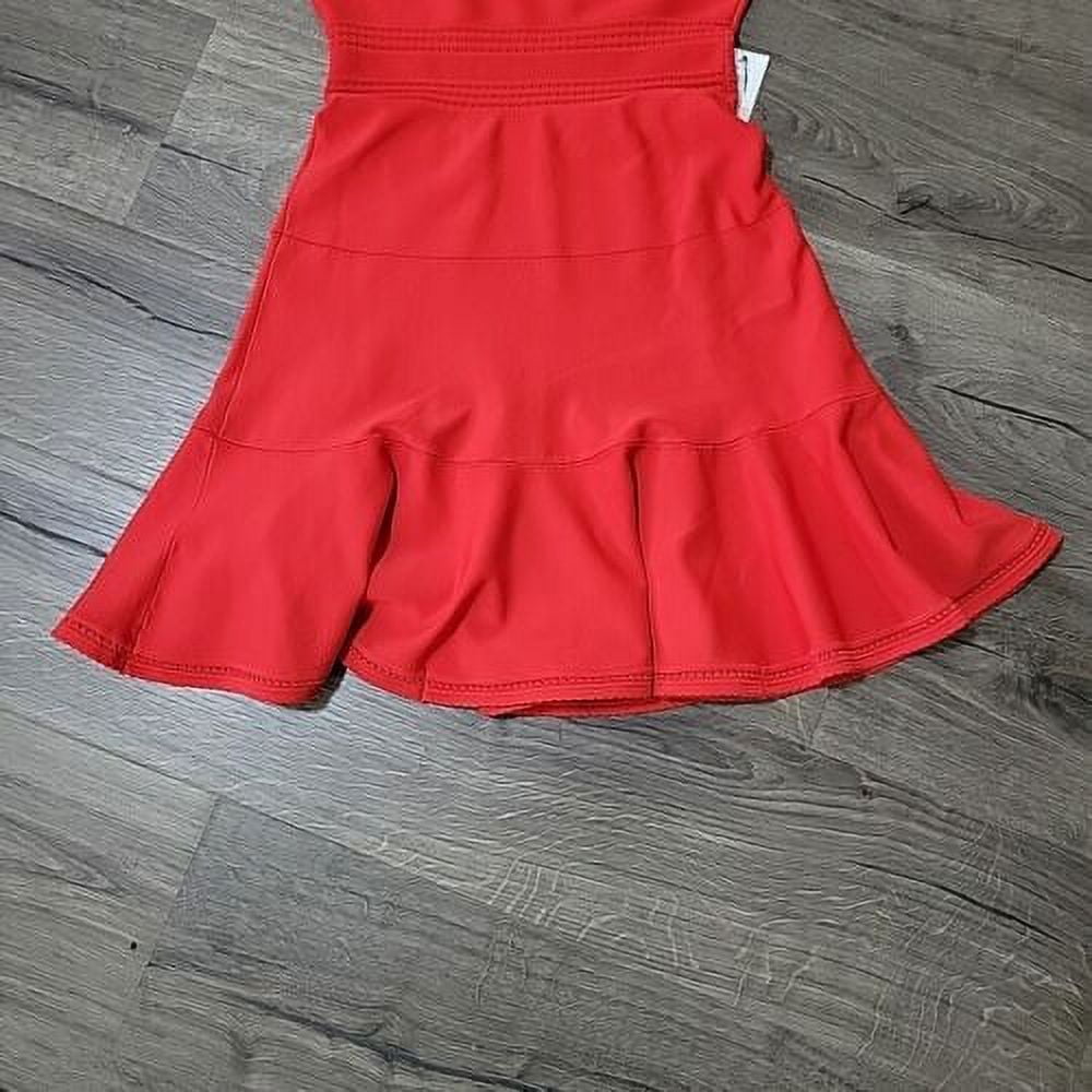 thumbnail image 6 of Diane Von Furstenberg Revolve Perry Dress Chilli Pepper Small Defective B4HP, 6 of 7