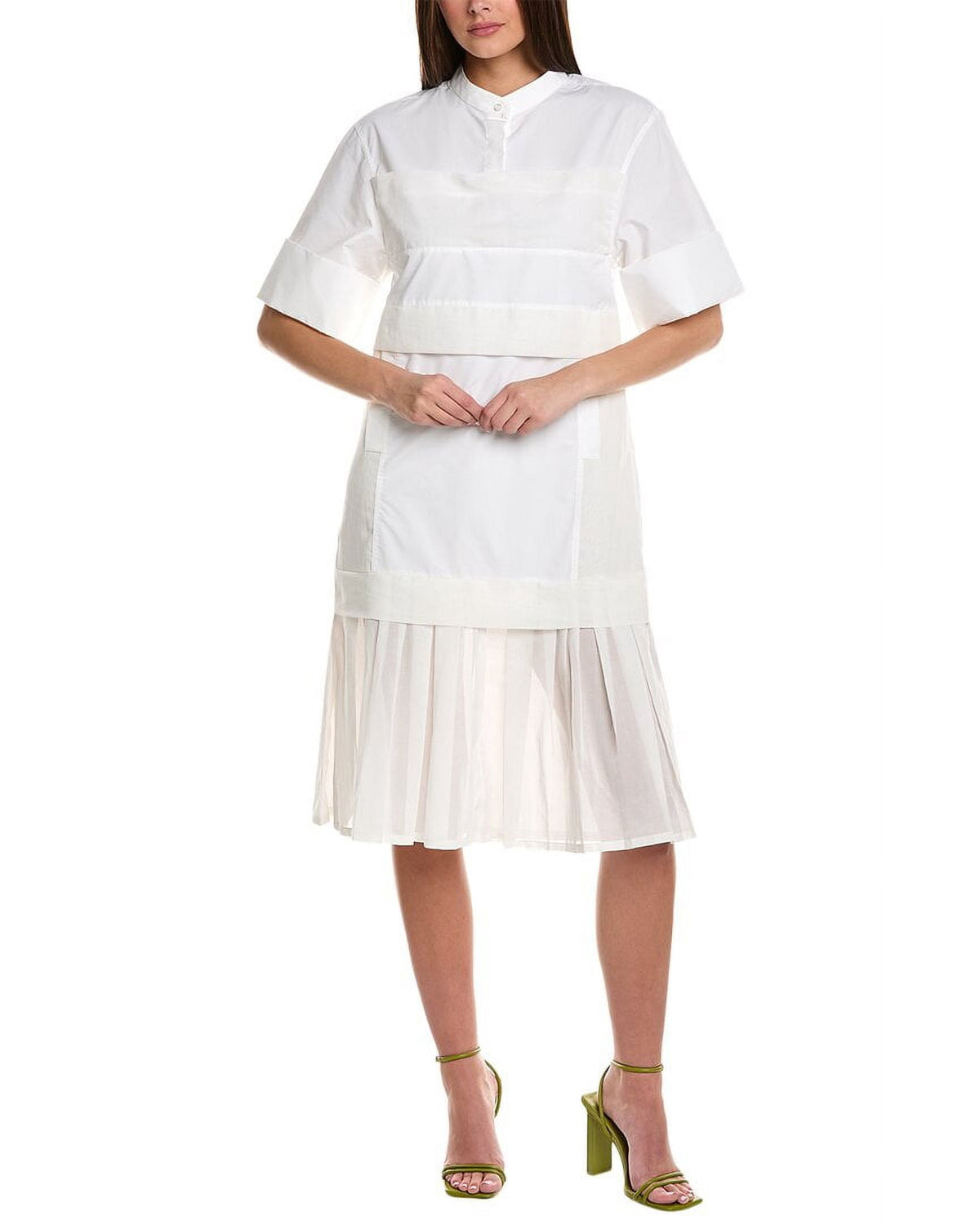 thumbnail image 1 of 3.1 Phillip Lim womens Multimedia Dress, 0, White, 1 of 4