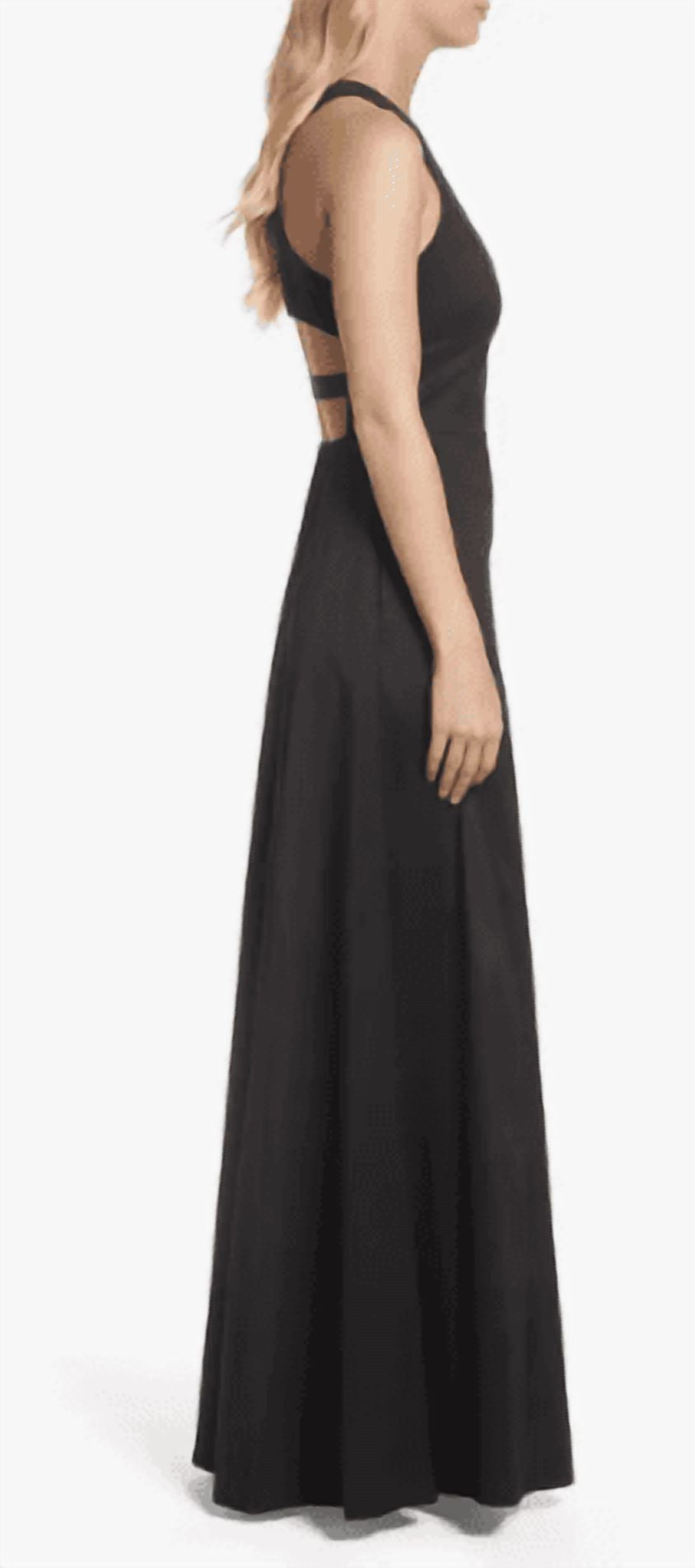 thumbnail image 2 of Vera Wang BLACK Women's Cut-Out Sleeveless Evening Dress, US 4, 2 of 4