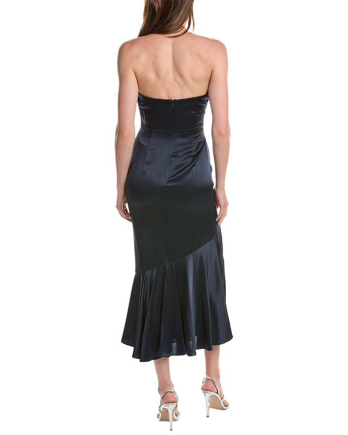 thumbnail image 2 of Cinq à Sept womens Valmore Midi Dress, 00, Blue, 2 of 4