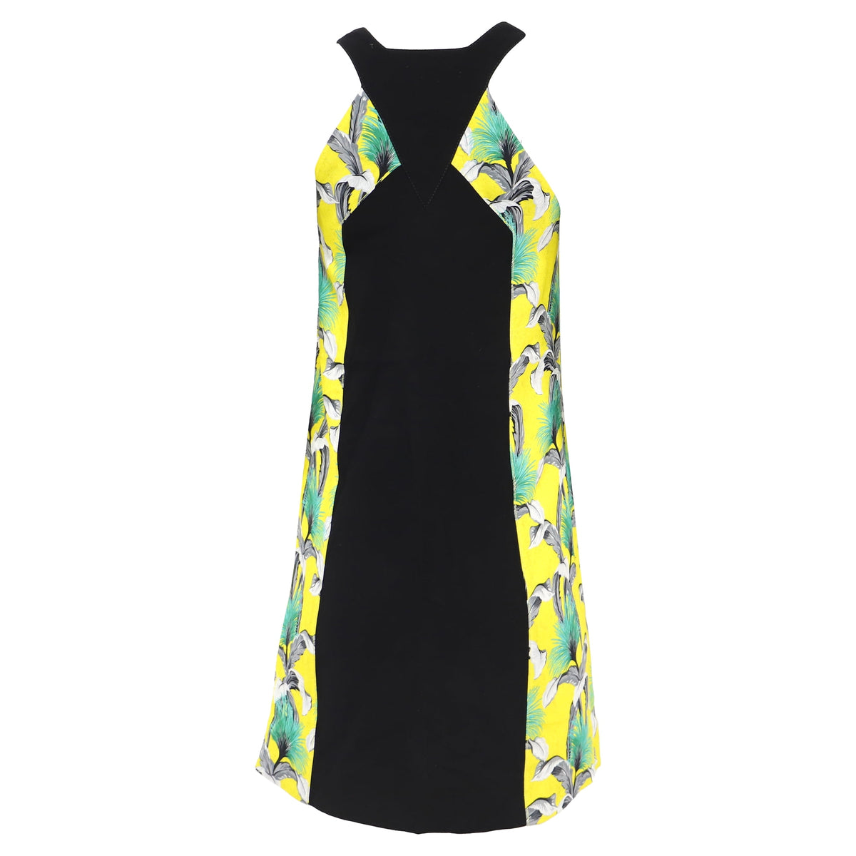 thumbnail image 3 of Pre-Owned Proenza Schouler Printed Mini Dress in Yellow Acetate, 3 of 5