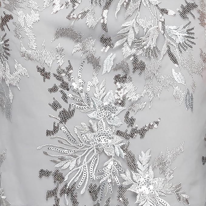 thumbnail image 3 of Alex Evenings Women's Knee Length V Neck Floral Cocktail Dress, Women's, 3 of 3