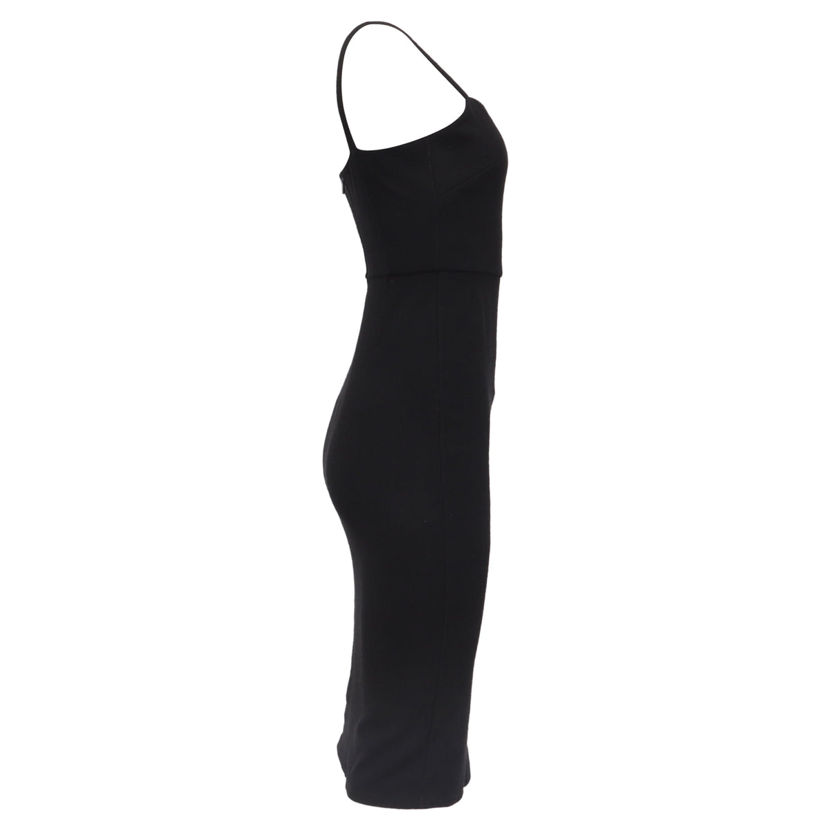 thumbnail image 3 of Pre-Owned Max Mara Fitted Midi Dress in Black Viscose, 3 of 6