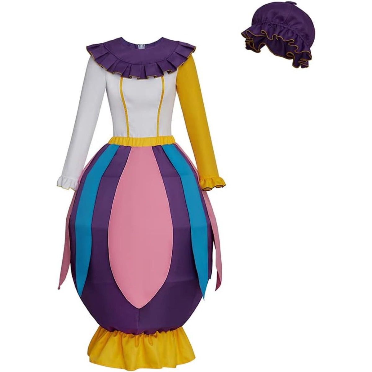 thumbnail image 1 of Adult Beauty Princess Mrs Teapot Cosplay Dress Outfit Full Set, 1 of 7