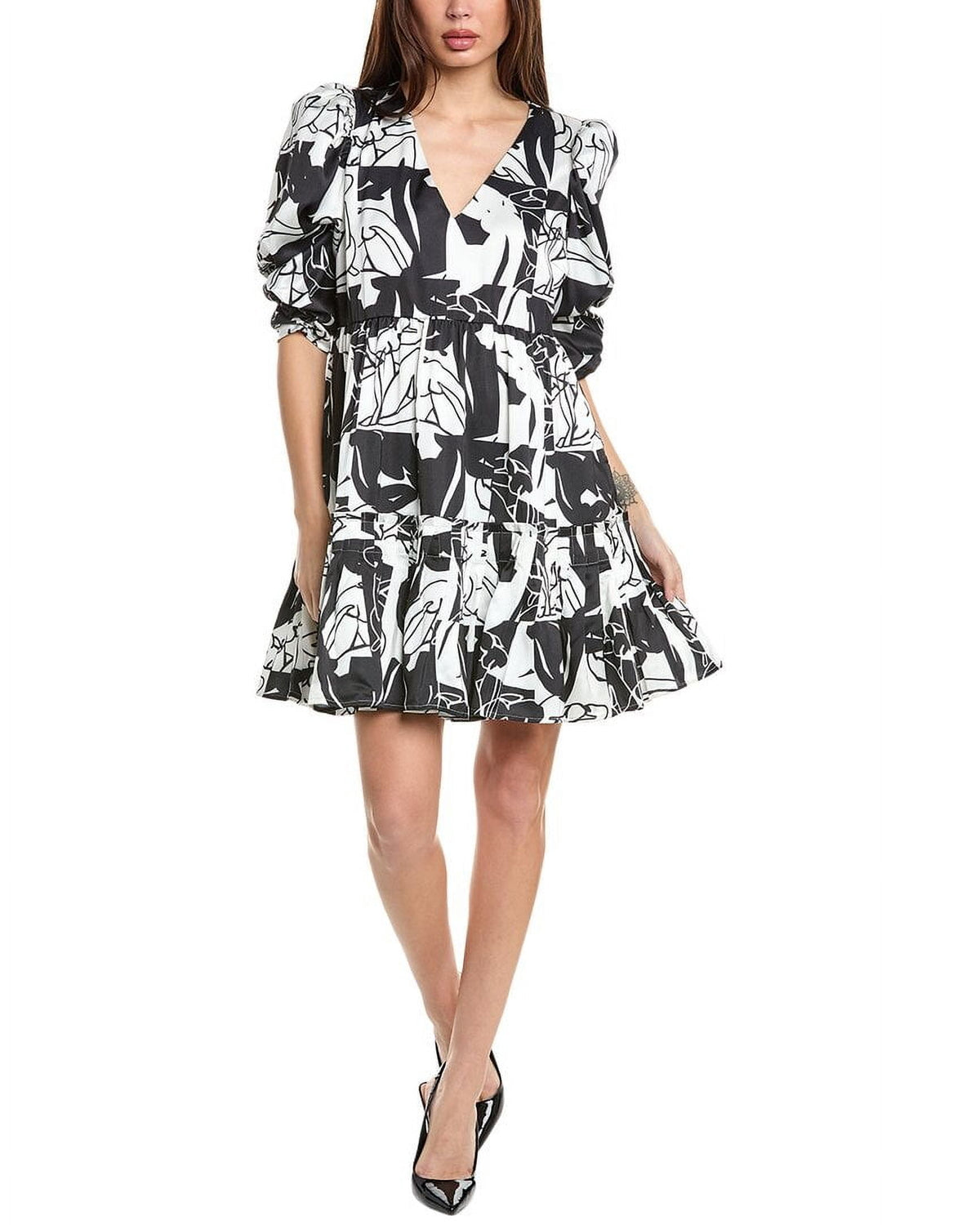 thumbnail image 1 of CROSBY by Mollie Burch womens Blake Mini Dress, xs, Black, 1 of 3