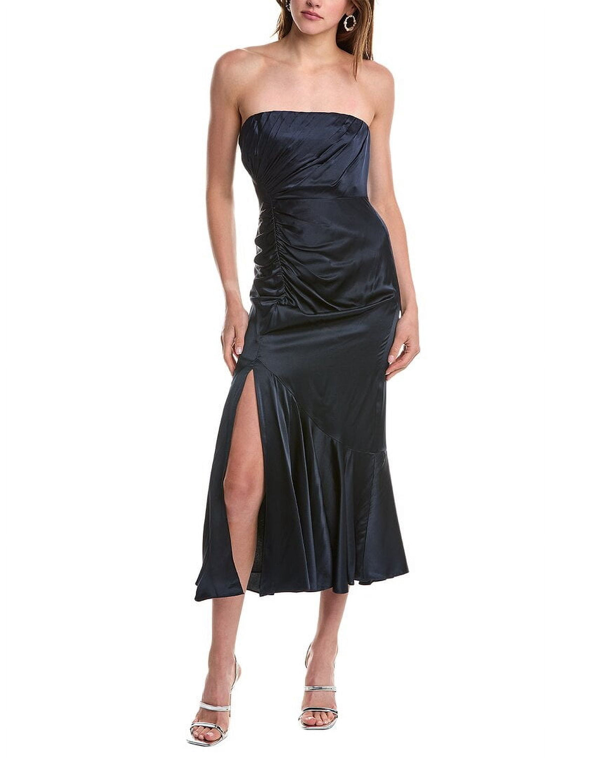 thumbnail image 1 of Cinq à Sept womens Valmore Midi Dress, 00, Blue, 1 of 4