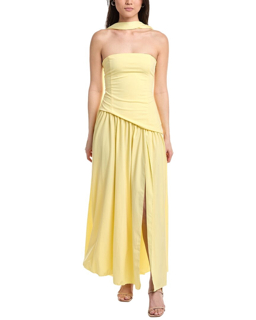 thumbnail image 1 of IPPONELLI womens Sleeveless Maxi Dress, s, Yellow, 1 of 3