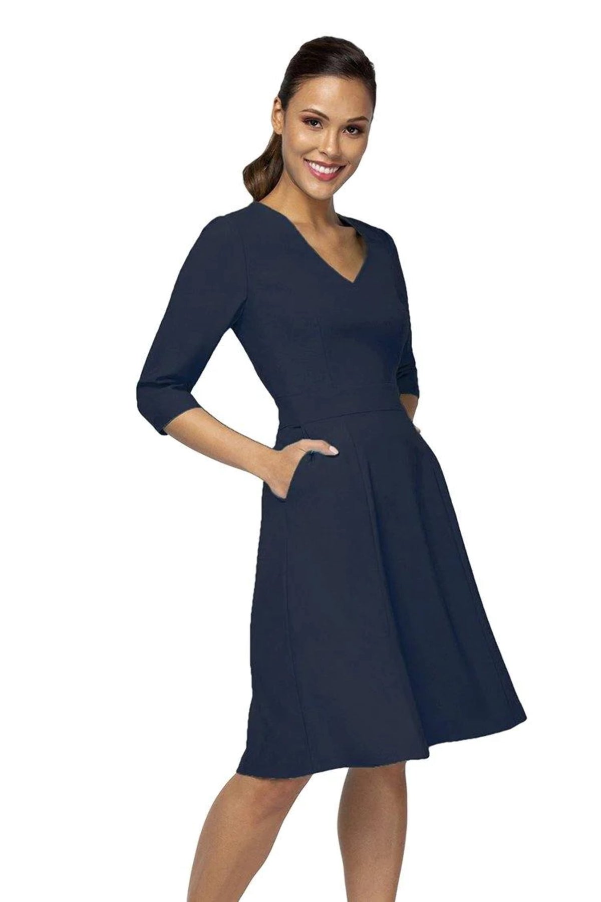 thumbnail image 1 of Nora Gardner V-neck Alexandra Dress, 1 of 2