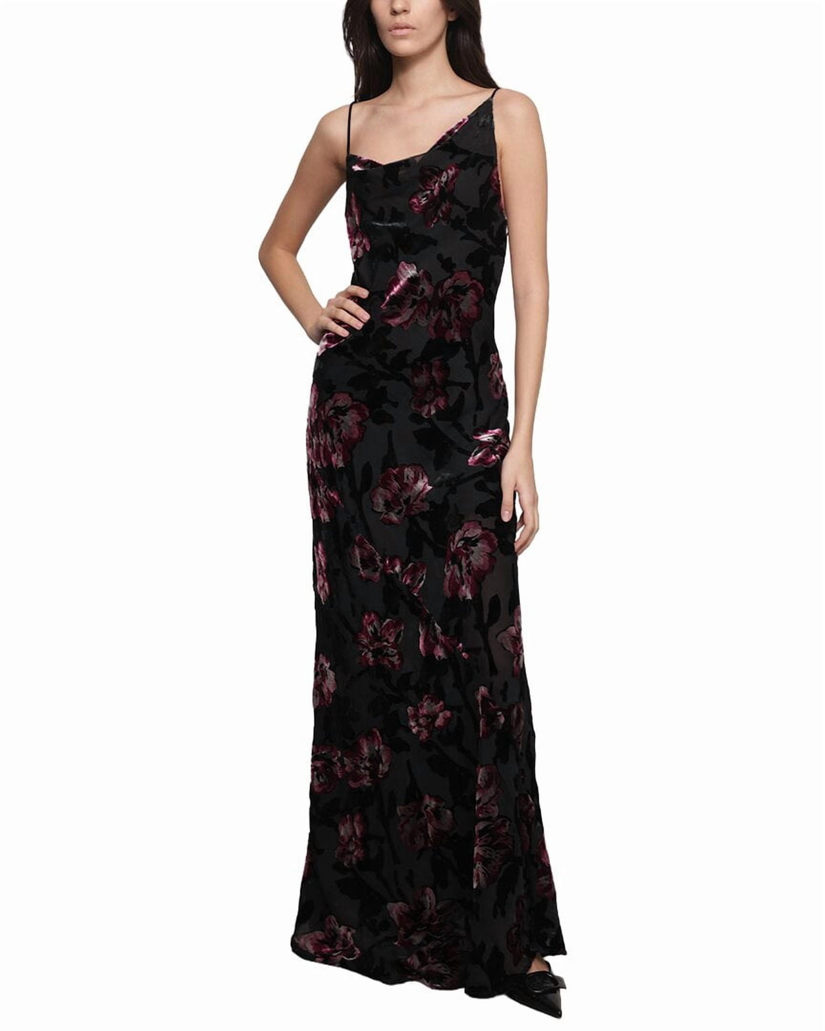 thumbnail image 1 of Sabina Musayev womens Alenoy Maxi Dress, XL, Black, 1 of 3