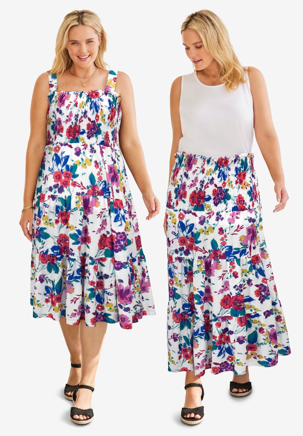 thumbnail image 1 of Woman Within Plus Size Convertible Dress To Skirt, 1 of 4