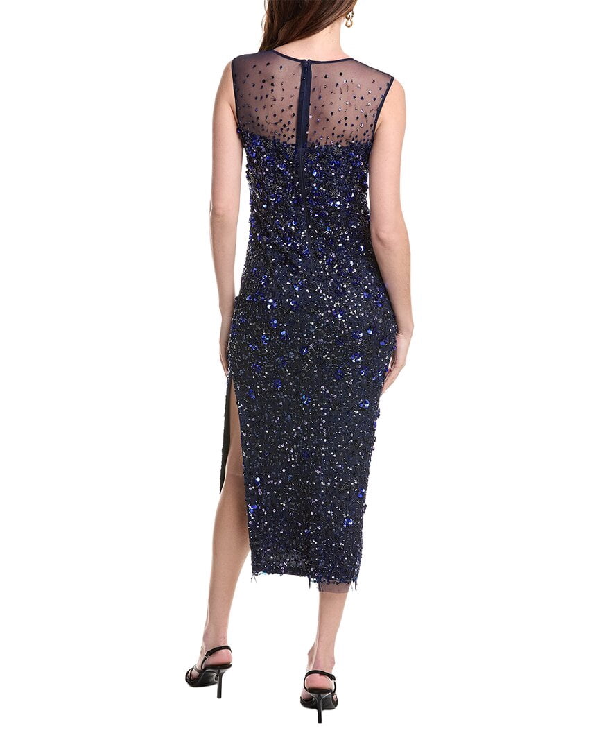 thumbnail image 2 of Adrianna Papell womens Sleeveless Midi Dress, 2, Navy, 2 of 4